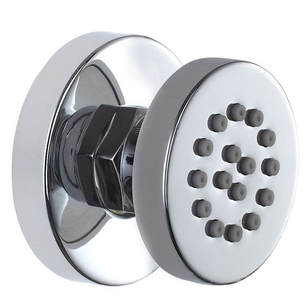 

brass chrome adjustable round massage spa body jet side sprayer bathroom shower