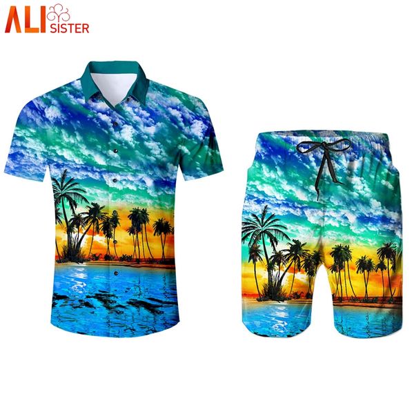 pantaloni hawaiani uomo