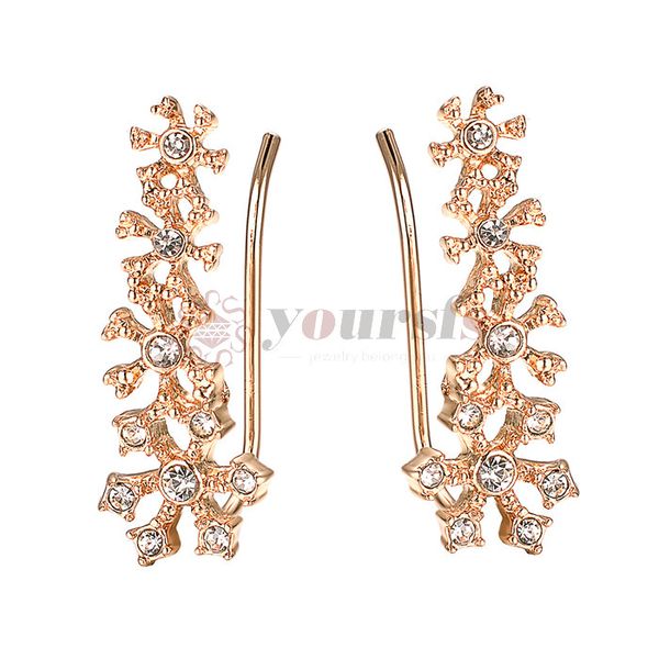 

yoursfs ear cuff non-piercing cuff earring helix cartilage earrings for womens, Silver