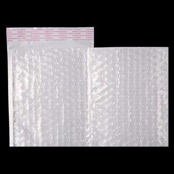 

5pcs (22 * 30cm + 4cm) pearl film bubble bag ultra light white waterproof shockproof thick bubble bag gift packaging envelope
