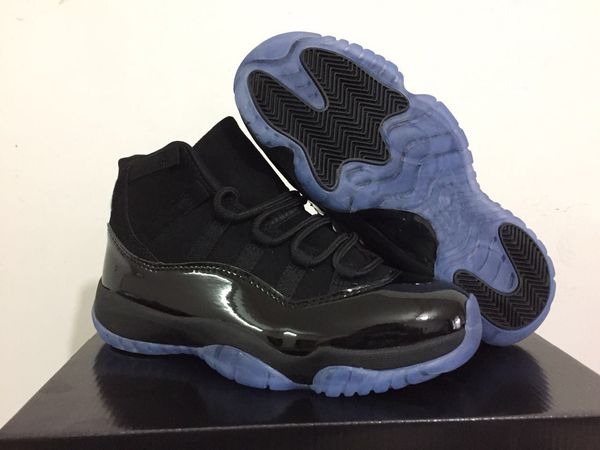 

with box)fast dhl shipping 11 prom night shoes man black 11s shoes