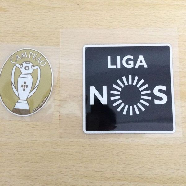 

Benfica Champions Patch Campeao and Liga Nos Badge Heat Transfer Soccer Patch