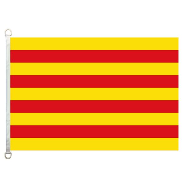 

хороший флаг] каталония флаги баннер 3x5ft-90x150cm 100% полиэстер флаги стран, 110gsm деформация трикотажные ткани открытый флаг