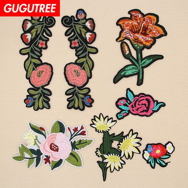 Acheter Patchs De Dessins Animés De Fleurs De Broderie Gugutree Badges Appliques Pour Les Vêtements Sp 81 De 102 Du Weflying Dhgatecom
