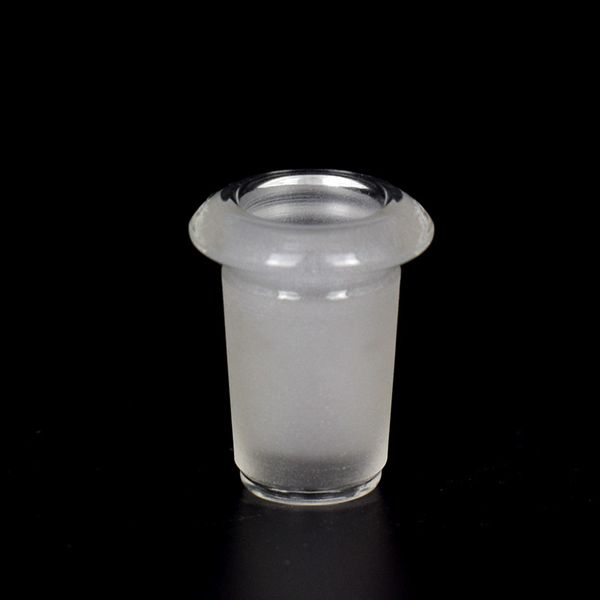 Aggiorna il tuo bong per narghilè con un adattatore per filtro in vetro trasparente da 18 mm a 14 mm - Include clip in plastica per un facile utilizzo