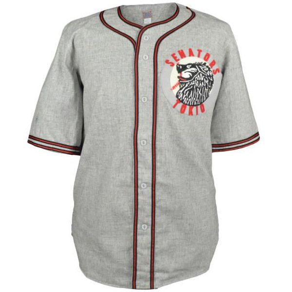 

Tokio Senators 1936 Road Jersey 100% Stitched Embroidery Logos Vintage Baseball Jerseys Custom Any Name Any Number Free Shipping