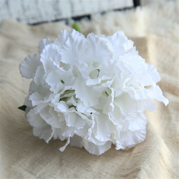 

linman artificial flowers wedding hydrangea bride bouquet for wedding party birthday decoration silk flowers colorful diy decorative flower