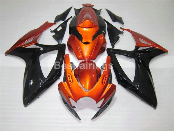 

7gifts injection molding fairing kit for suzuki gsxr600 gsxr750 2006 2007 black red fairings gsxr 600 750 06 07 xc23