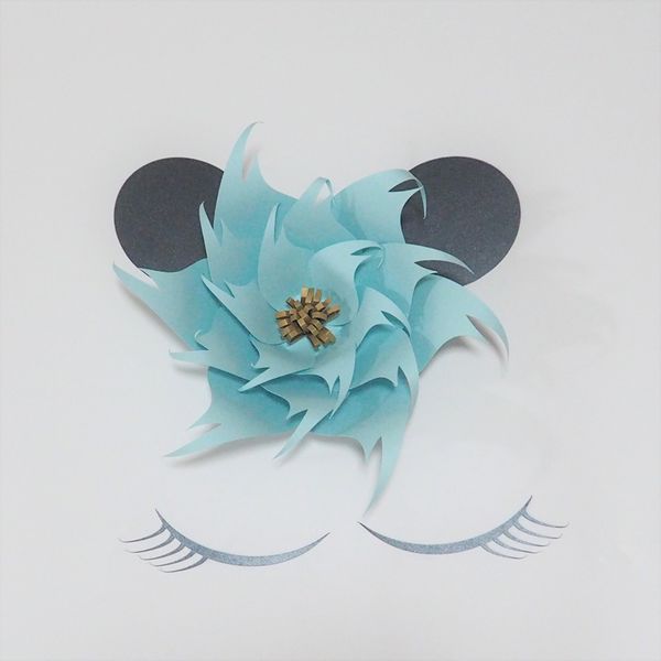 

cat diy half made giant pink paper flowers for cat theme party birthday dessert table decor baby nursery shower backdrop nct013