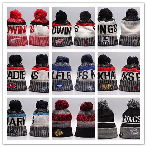 

selling winter knitted wool hats nhl women and men sport caps hiphop beanies warm hat mix more 5000+styles, Blue;gray