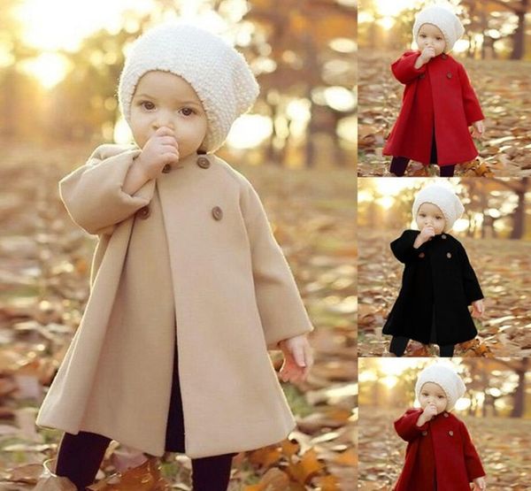 

sale winter infants baby girls coats kids jackets fashion children outdoor warm cotton princess coats baby cape, Blue;gray