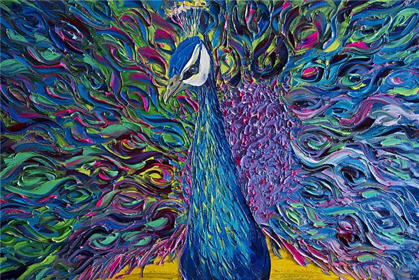 

diy diamond painting cross stitch kit rhinestone mosaic home decoration animal peacock painting full square diamond embroidery zxh1424