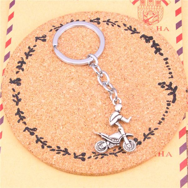 Pingente Motorcross de Motorcross de Chaves Pingentes Diy2 Jóias Homens de Jóia Chave de Corrente do Anel Chain São para presente