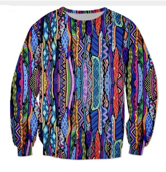 

wholesale-fashion womens/mens 90's retro funny 3d print casual sweatshirt plus size qqy037, Black