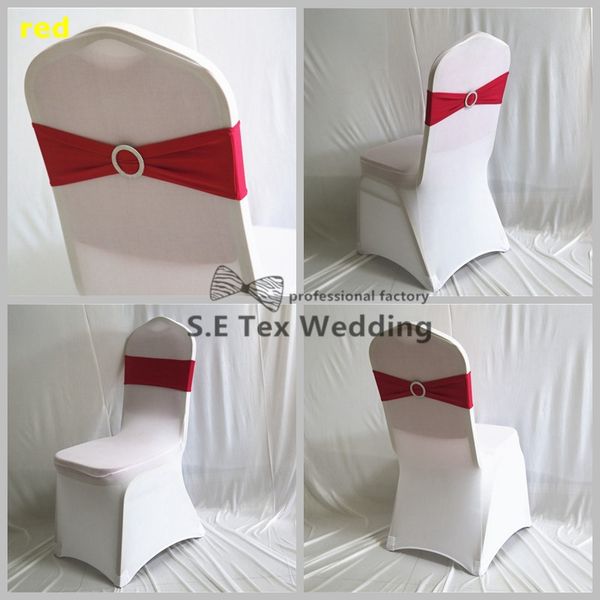 

wholesale price lycra band spandex chair sash bow fit on wedding chair cover ing
