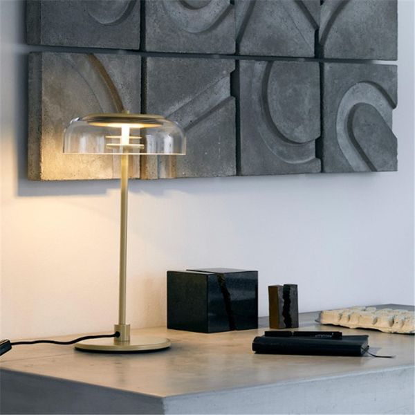 2019 Fashion Design Creative Table Lamp Plated Gold Clear Glass Led Decoration Table Lamp For Bedroom Living Room Eu Plug From Haoxinlamp 231 2