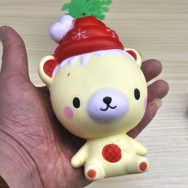 

baby chrismas gift ice-cream christmas bear squishy toys decompression toy kawaii kids gift squishies t134