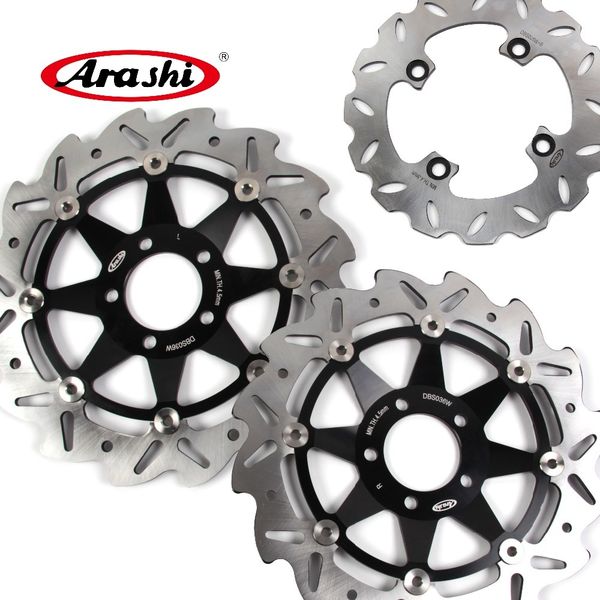 

arashi zx636 ninja front rear brake rotors disk disc set for kawasaki ninja zx-636 zx636rr 2002 02 zx6r z750 z750s z1000