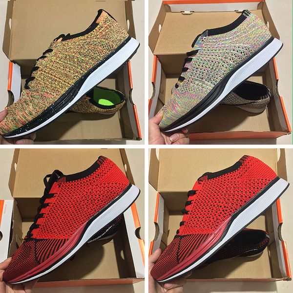 

N11-11 2018 New design Mariah RaCErs 2.0 flykwire Men and Women mesh Breathable knit Lightweight fly line EURO Size 36-45 Casual Shoes