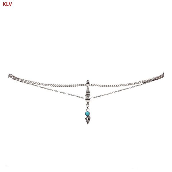 

knew fashion body belly waist chain bikini beach harness chains necklace jewelry, Black;brown