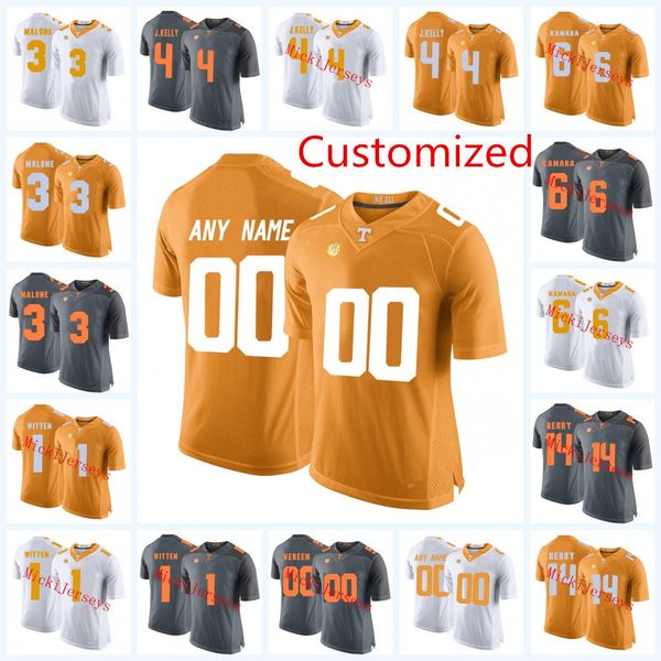 

Mens NCAA Custom Tennessee Volunteers College Football Jerseys Eric Berry Alvin Kamara Reggie White BILL BATES Tennessee Volunteers Jersey