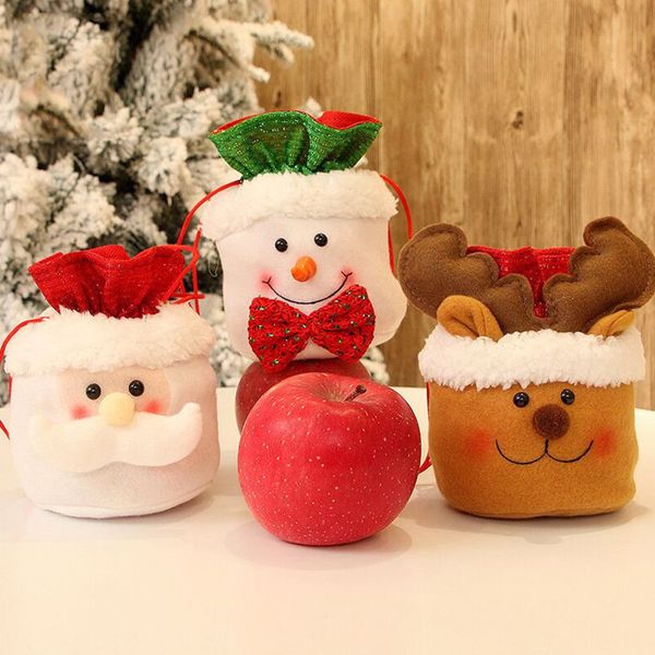 

merry chrismas bag kids gift candy bags pouch mini christmas decoration for home party new year gift bags decoration