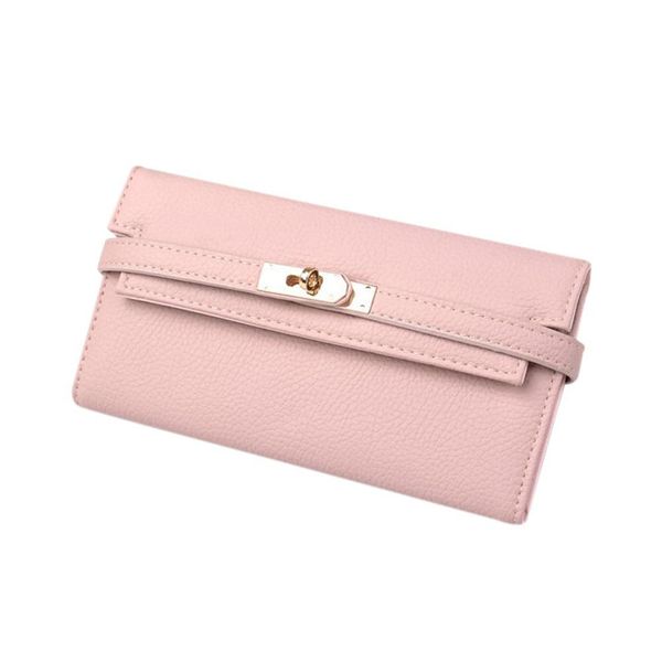 

banabanma fashion handbag female purse pu leather lock women wallet ladies long card holder clutch bag bags for women 2018 zk50