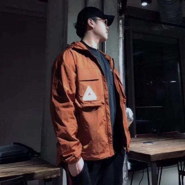 

18SS PAL логотип Карманная куртка роскошные молнии куртка Мужчины Женщины мода шить