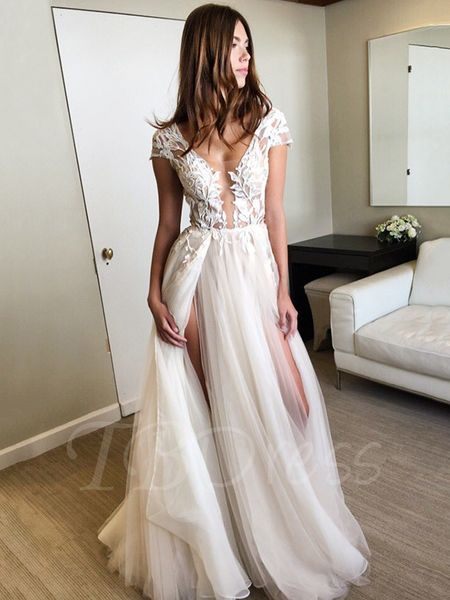 

lace white prom dresses 2018 high split evening dresses party v neck long party gowns pageant gowns applique vestido de festa longo, Black