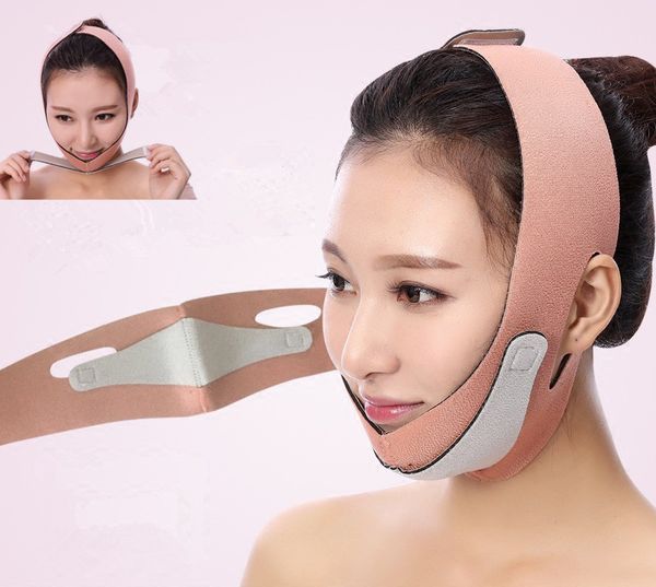 V Face Lift Up Tape Anti-Falten-Maske Ultradünne Doppelkinnentfernung Abnehmen Lifting Face Slimmer Mask Strap Band Gesichtsverdünnungsverband