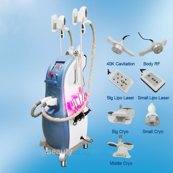 

самая новая машина cryolipolysis тучная замерзая ультразвуковая кавитация rf уменьшая лазер lipo 2 тучных замерзая ручки работают совместно