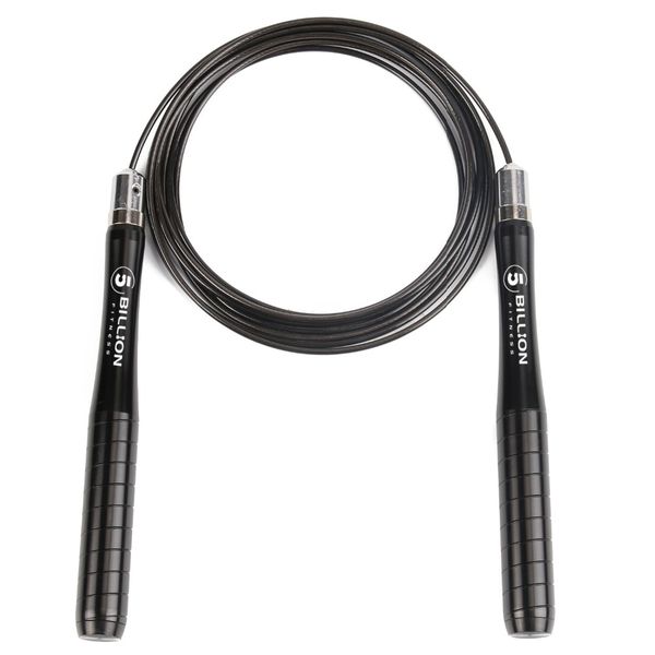 

5BILLION Skipping Rope & Jump Rope Swivel Ball Bearing Adjustable Workout for Double Unders Exercise WOD Outdoor