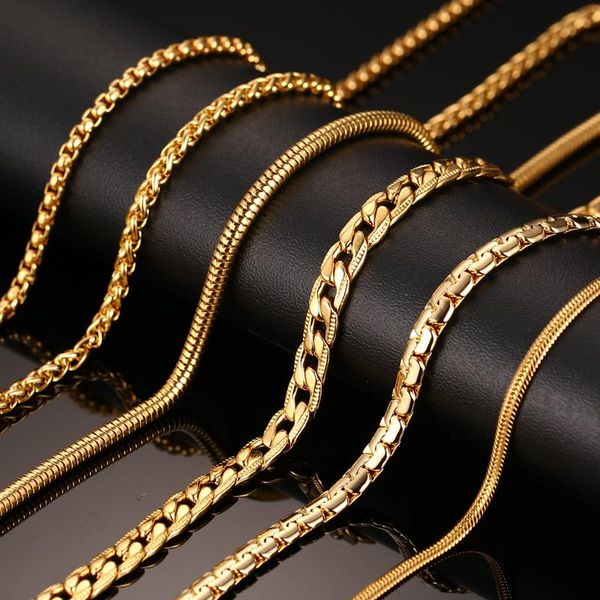 

whole salemeaeguet stainless steel snake chain 24inch gold-color necklace for women men new wholesale long necklace jewelry, Silver