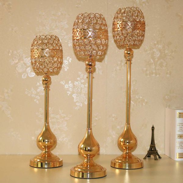 

wedding candle holder crystal centerpiece candlestick tall candelabra for marriage items description size: 51/57/62 cm height, metal and c