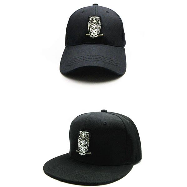 

LDSLYJR 2018 Сова животных вышивка хлопок бейсболка хип-хоп cap регулируемые Snapback шляпы