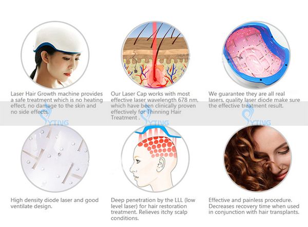 New Arrival 678nm Diode Laser Hair Loss Treatment Machine Diode