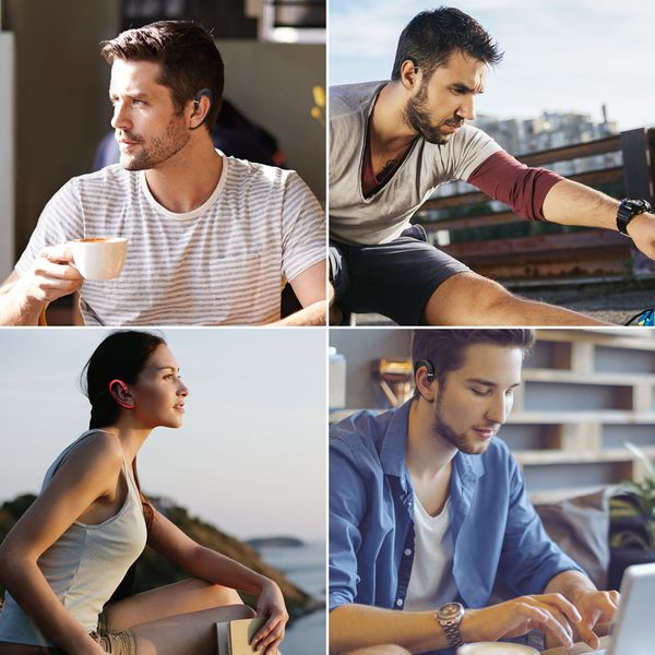 

2018 et2 for apple earphones with mic wireless no earplugs bone conduction headphones colorful headphones for mobile phone