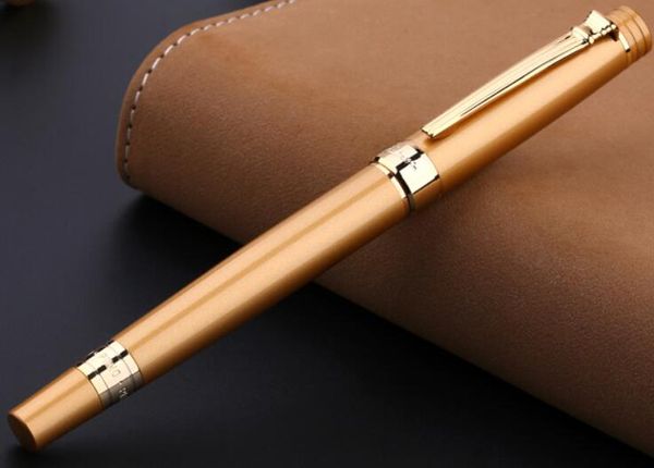 

pimio 917 0.7mm metal iridium nib fountain pen with rotate converter gift box inking pens christmas gift card ing