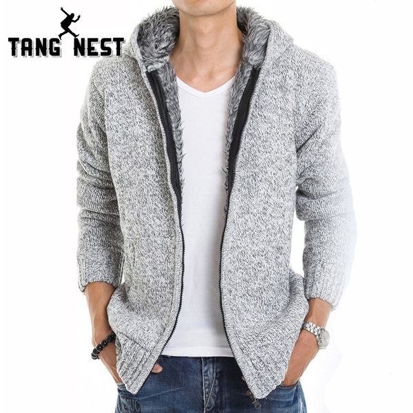 

Regular Fashion Fur Inside Thick Autumn &Winter Warm Jackets Hoodies Hodded Men 'S Casual 5 Color Thick Hot Sale Sweatshirt