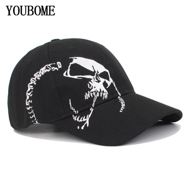 

youbome fashion women baseball cap snapback caps trucker hats for men embroidery skull casquette bone vintage sport dad male cap, Blue;gray