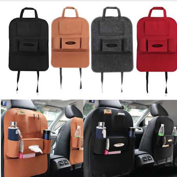 Organizer per borsa per seggiolino auto per auto Borsa portaoggetti multitasche Coprisedile per auto Scatola per sedile posteriore Porta organizer per rubrica Car Styling