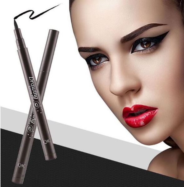 

wholesale price 12 pcs makeup eyeliner brush three dimensional liquid eyeliner waterproof not smudging liquid eyeliner cosmetics tool
