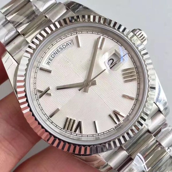 

2018 cla ic tyle luxury men port watch daydate 228206 erie 40mm white roman numeral dial apphire 2813 high quality movement watche