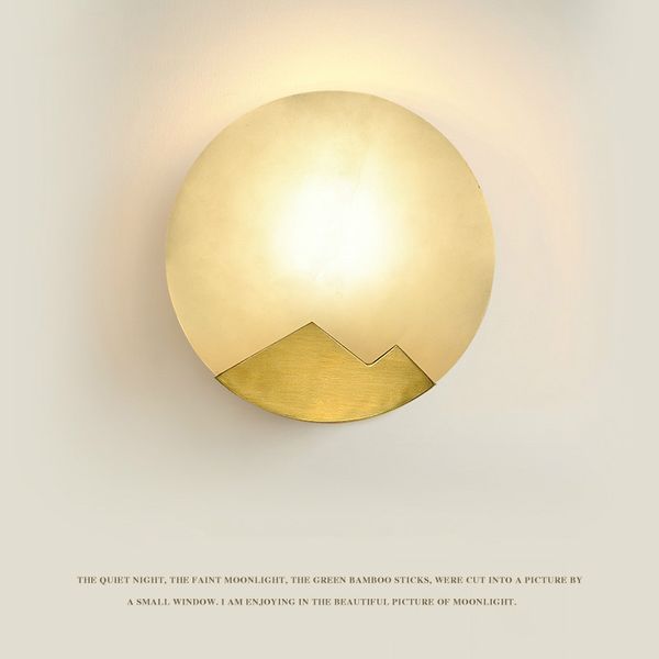 

современный nordic sunset led настенный светильник блеск роскошные маблиные бра для гостиной d20 / 26 см светодиодный кронштейн для спальни