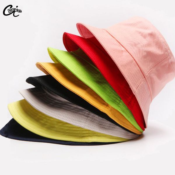 

10pcs small wholesale bucket hat solid bucket cap fishing hat for men and women support mix different colors,100% cotton cap, Blue;gray