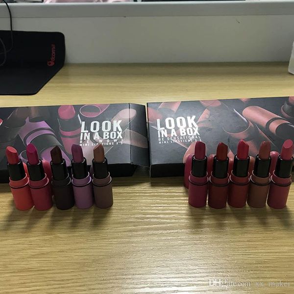 

frost lipstick new m makeup look in a box be sfnsational mini lipsticks *5 frost matte lipstick 3g 2 styles