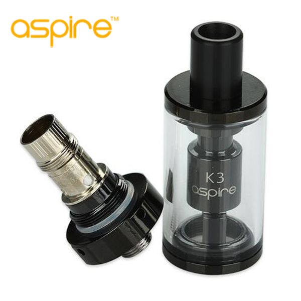 

ecigarette original aspire k3 quick aspire 100% start bvc 1.8ohm tank kit with for coils k3 jamml