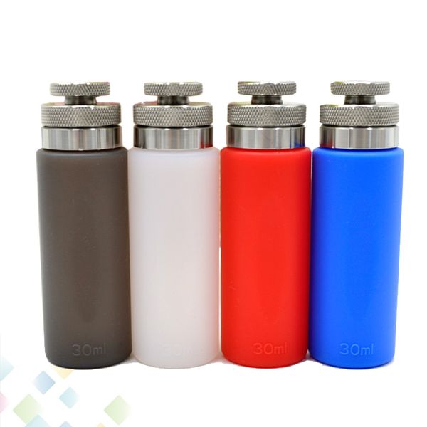 

30ml Squonk Bottle Silicon Bottom Filling E Juice Squeeze Liquid Bottles for Squonk Box Mods E Cigarette Colorful DHL Free