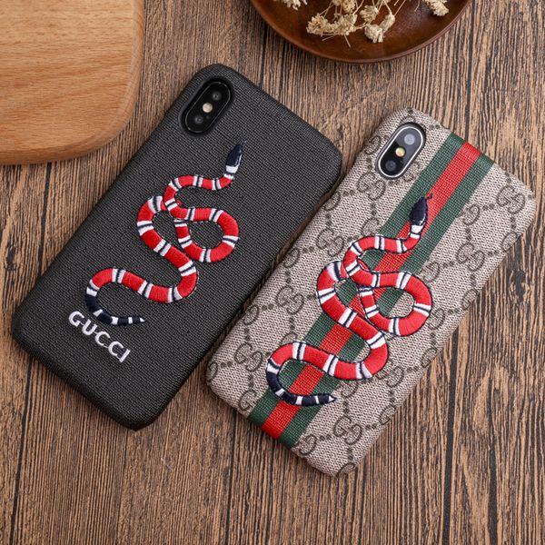 

Модный чехол для телефона в стиле Италии со змеиным принтом для IphoneXSMAX XR XS 7P / 8P 7/8 6P