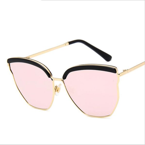 

новый роскошный sunglass attitude золотой кадр sunglass металлический каркас винтаж стиль открытый шумер дизайн классической модели высокое, White;black